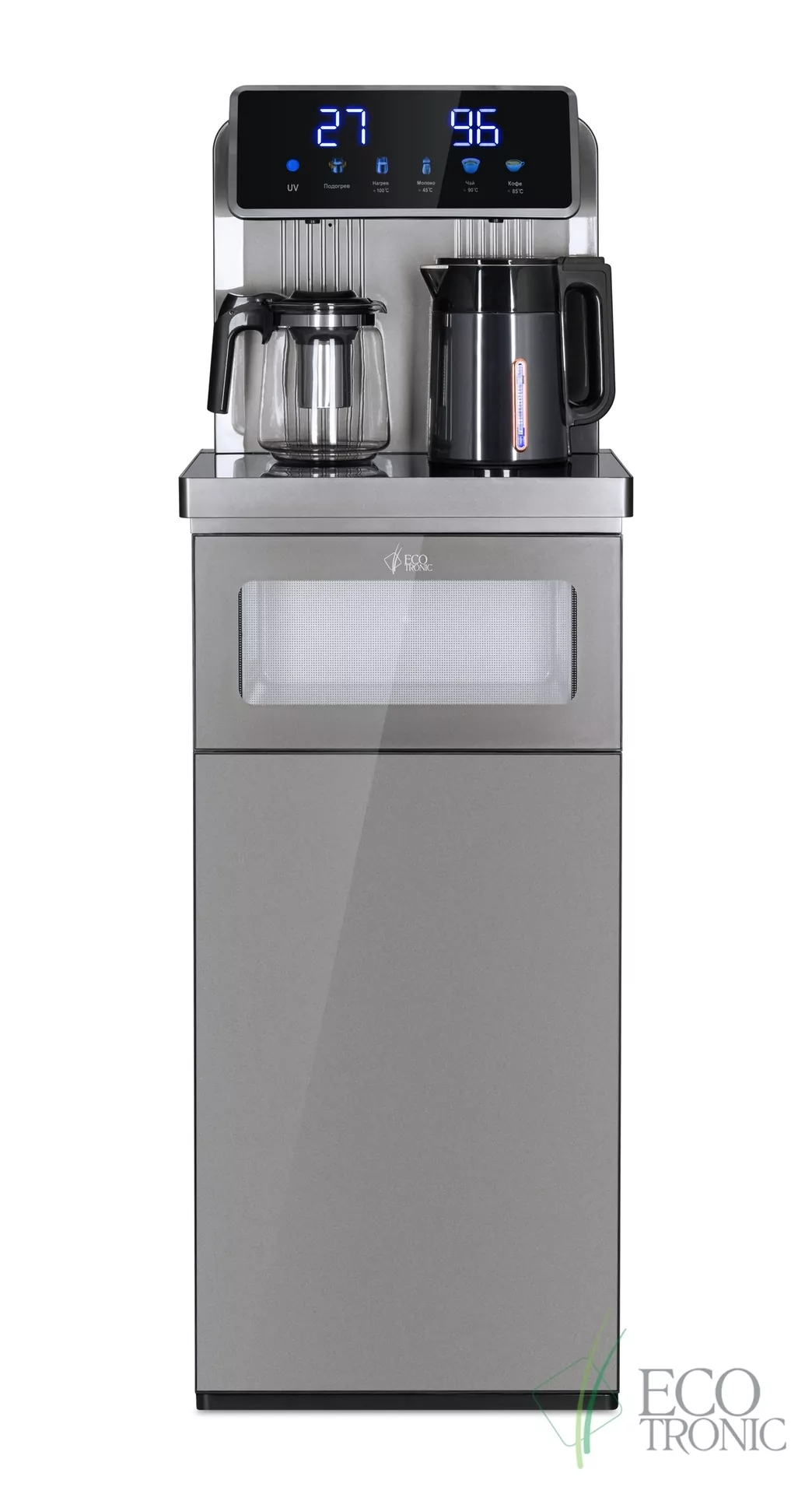 Кулер с чайным столиком Тиабар Ecotronic TB30-LNR UV grey